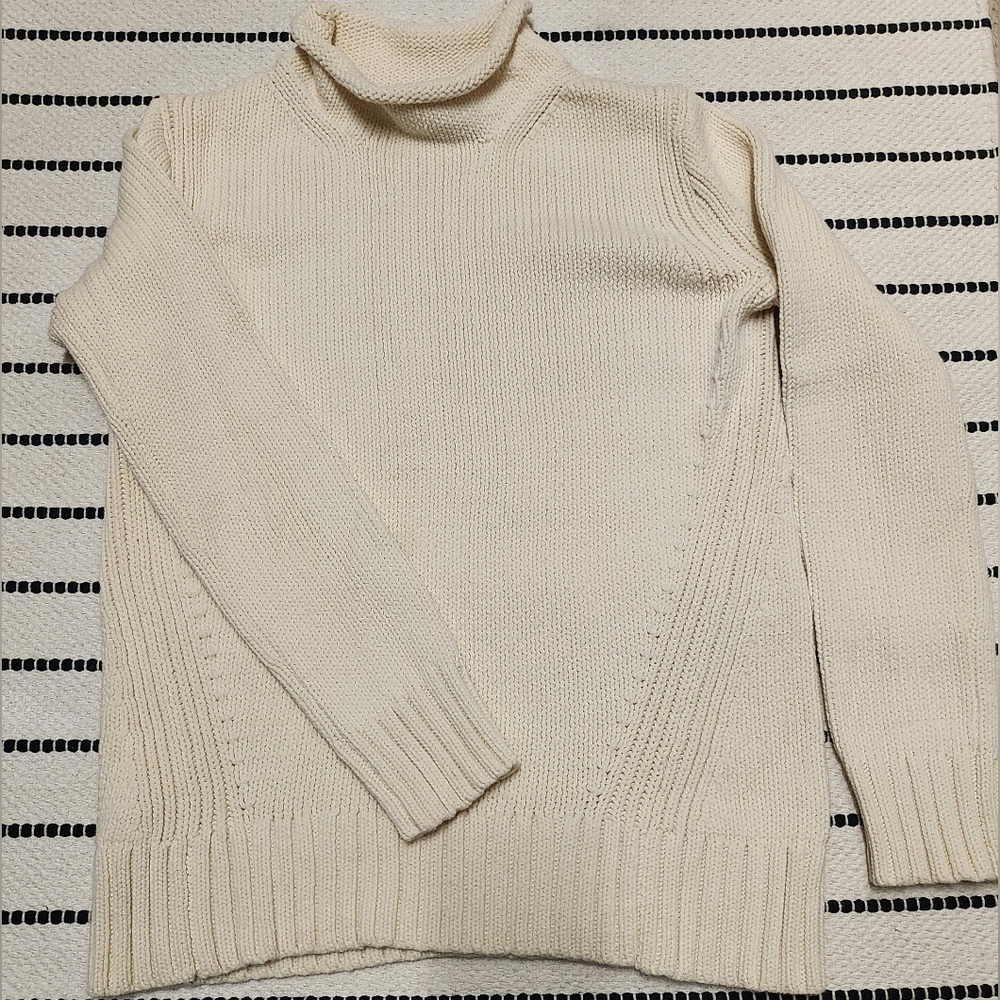 JCrew Rollneck Cotton Sweater